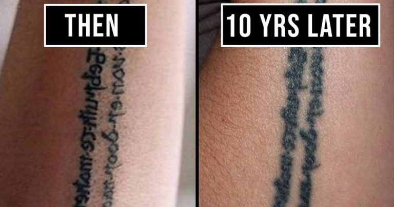 This is How Tattoos Look Like After Decades