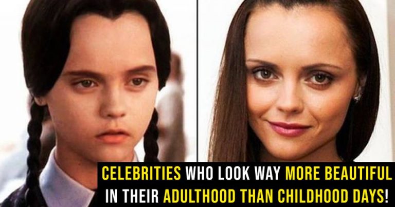 11 Celebrities Who Look Way More Beautiful In Their Adulthood Than Childhood Days!