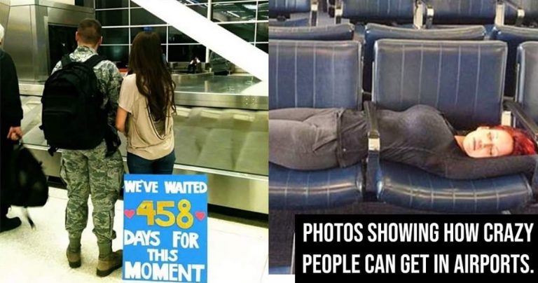 15 Photos Showing How Crazy People Can Get At Airports.