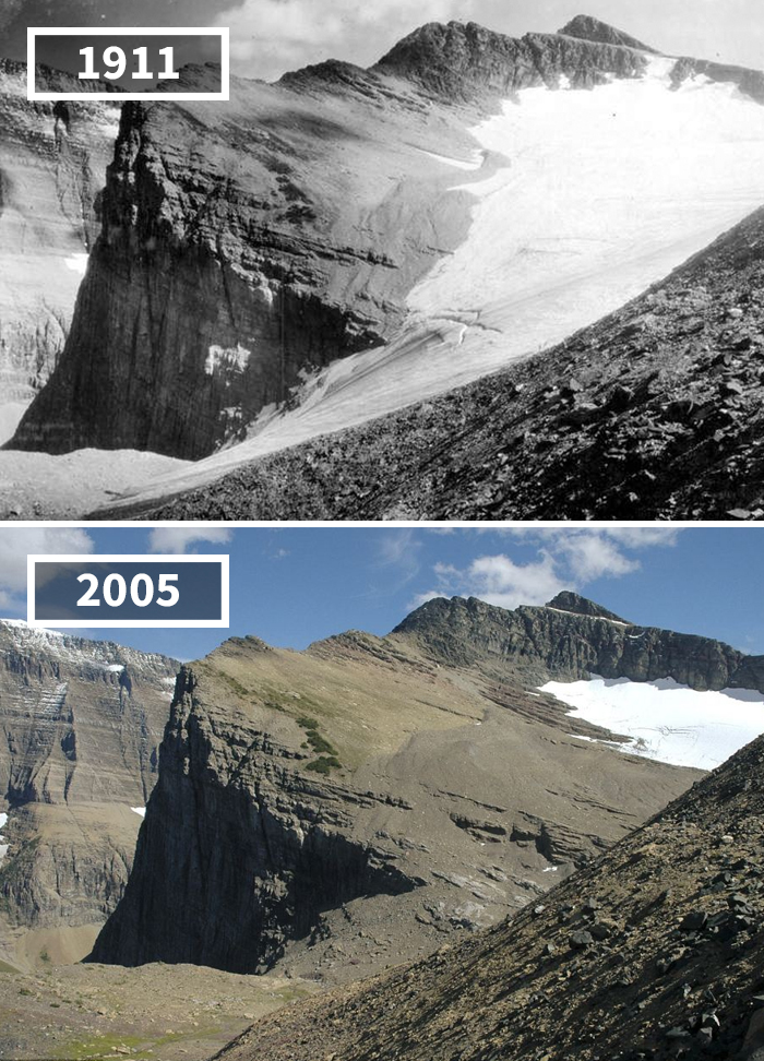Before and after photos of the world