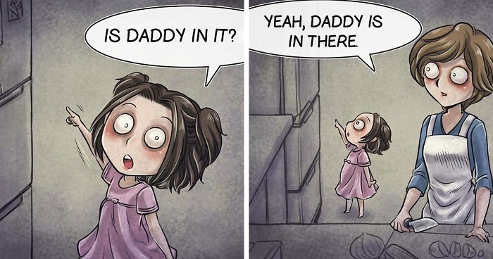 Artist Creates Horror Comics With Absolutely Unexpected Endings.