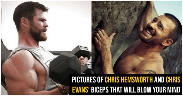 22 Pictures of Chris Hemsworth And Chris Evans’ Biceps That Will Blow Your Mind