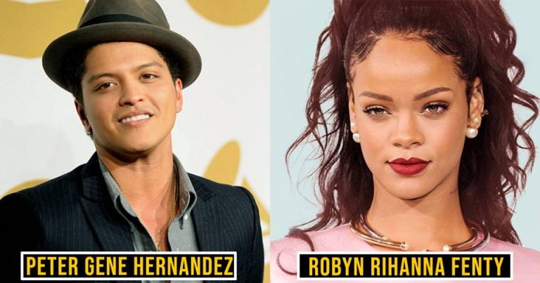 Famous Celebrities & Their Surprising Real Names That You Didn’t Know About