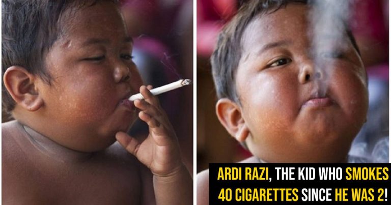 Ardi Razi, The Kid Who Smokes 40 Cigarettes Since He Was 2!