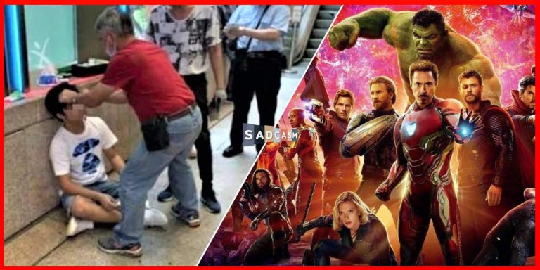 Man Shouting Avengers: Endgame Spoilers Outside The Cinema Thrashed
